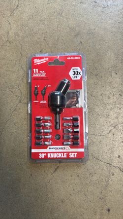 Milwaukee Shockwave 30° Knuckle Set 11-Piece