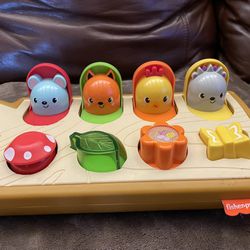 Fisher Price Pop Up Animal Learning Toy 
