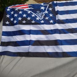 New England Patriots Football Flag