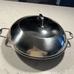 14” Hybrid Hexclad Wok W/ Domed Lid