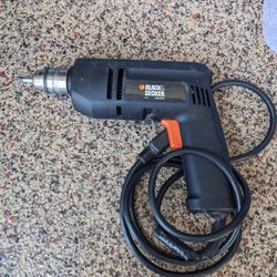 Black + Decker Hand Drill With Cord