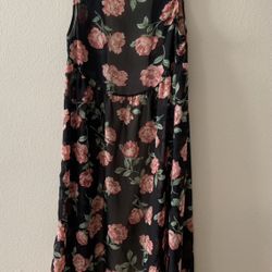 Floral Print Long Cardigan by Full Tilt. In Very Good Condition