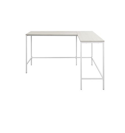 White L Shaped Desk