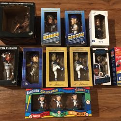 LA Dodgers Bobble Heads Lot