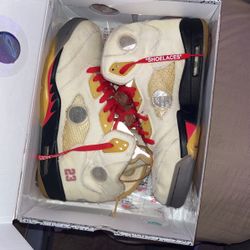 Off White Jordan 5’s 