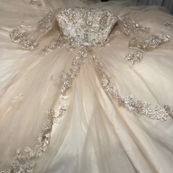 Rose Gold Sweet 16 Dress