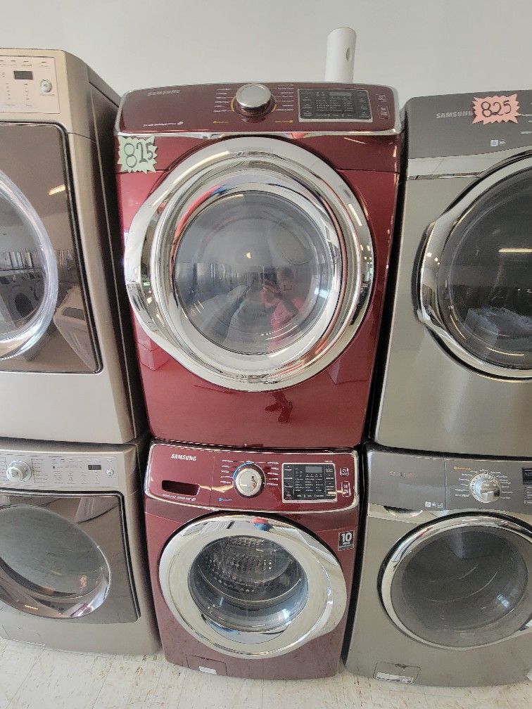 Samsung Front Load Washer And Electric Dryer Set Used In Good Condition With 90day's Warranty 