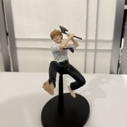 Q-Pocket Denji – Chainsaw Man Figure with Axe