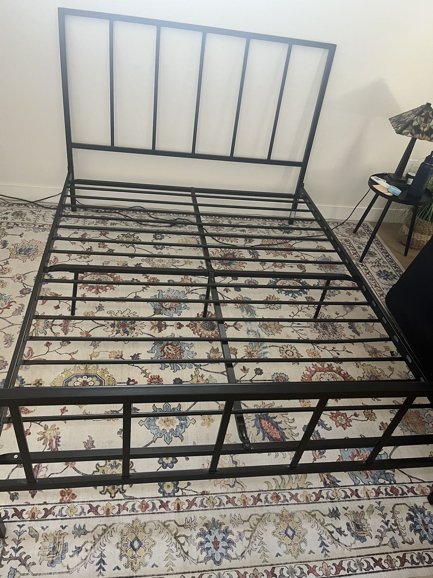 Black Queen bed frame