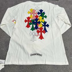1 of 1Chrome Hearts Multicolor Cross Long Sleeve Tee