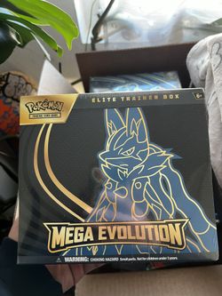 POKEMON MEGA EVOLUTIONS LUCARIO ETB ELITE TRAINER BOX