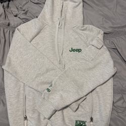 Jeep white hoodie