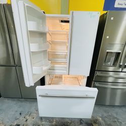 White French Door Refrigerator $11 Down Payment