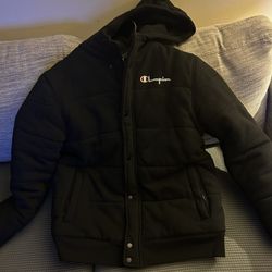Champion Linen Puffer Coat 