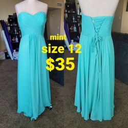 Mint Color Dress