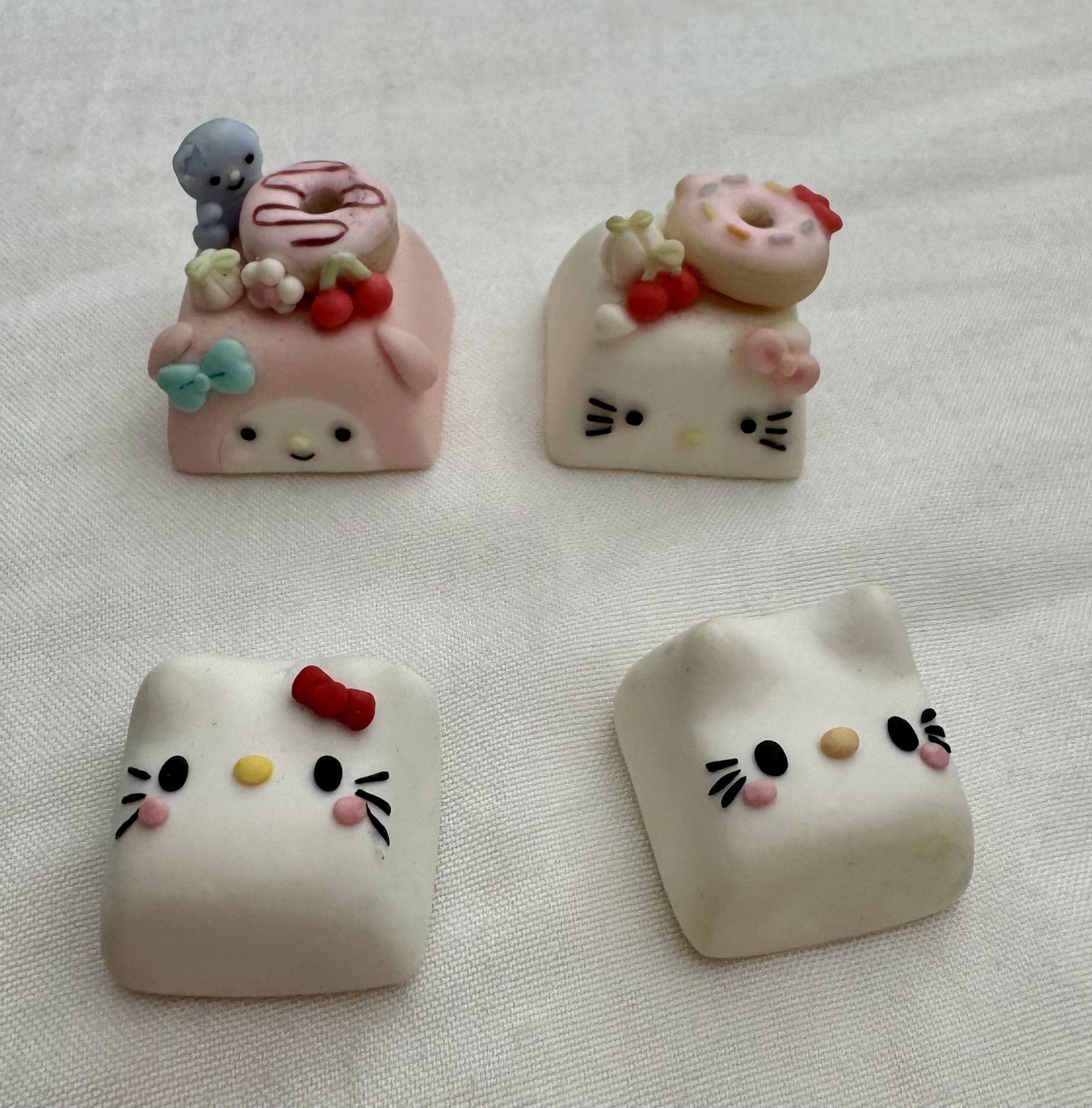 Handmade Sanrio Artisan Keycaps