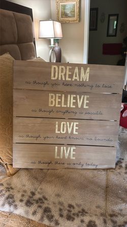NEW WOODEN BARNYARD STYLE WALL ART 20x20