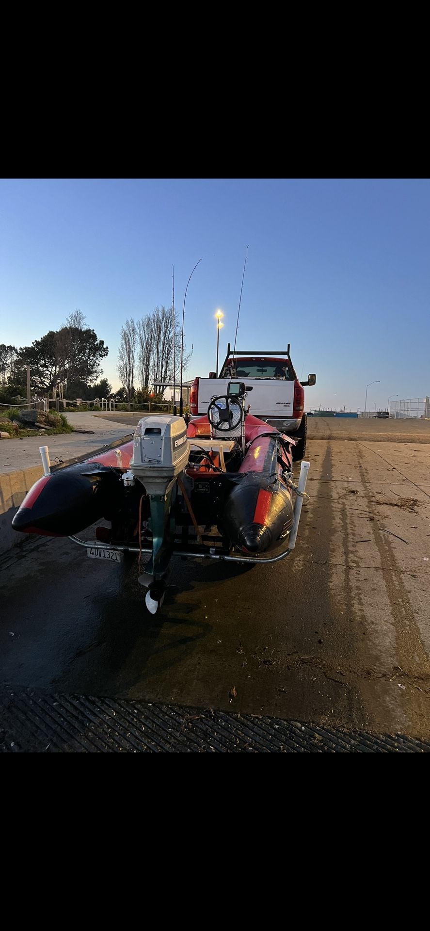 Zodiac Inflatable Fishing Boat