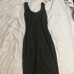 Green Papaya Midi Dress