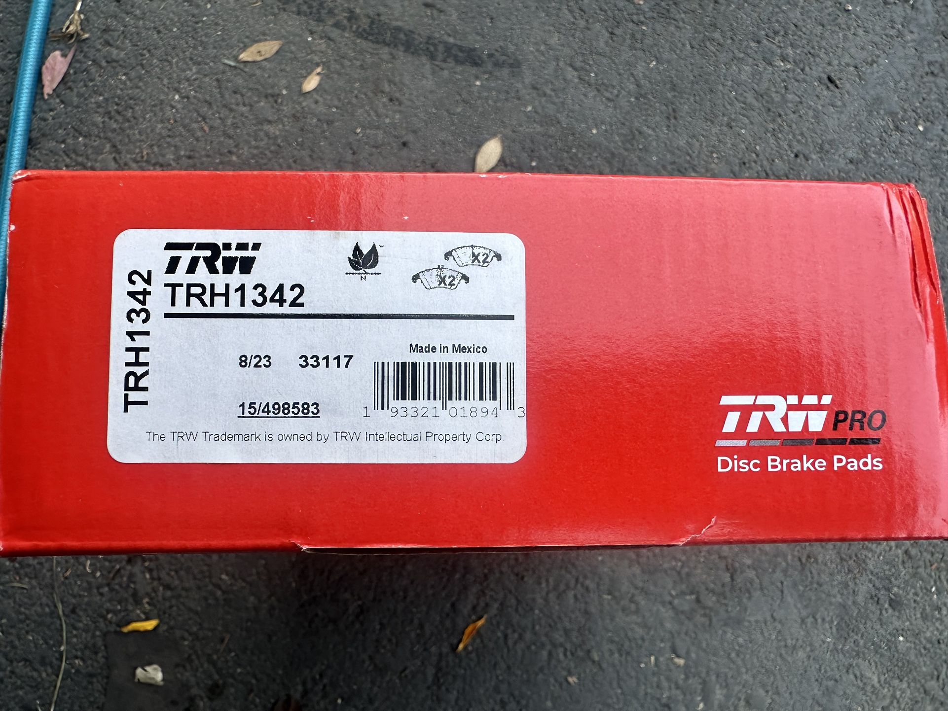 BRAND NEW TRW PRO 2013 Mercedes C250 Front Brake Pads