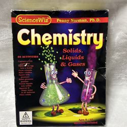 Kids ScienceWiz Chemistry Kit solids liquids gases science Experiments kit