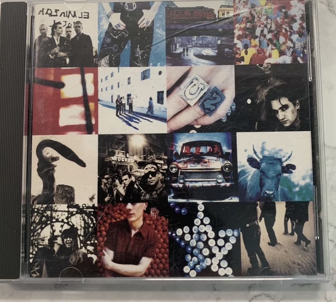 U2 Achtung Baby Music CD Oct 1991 Island