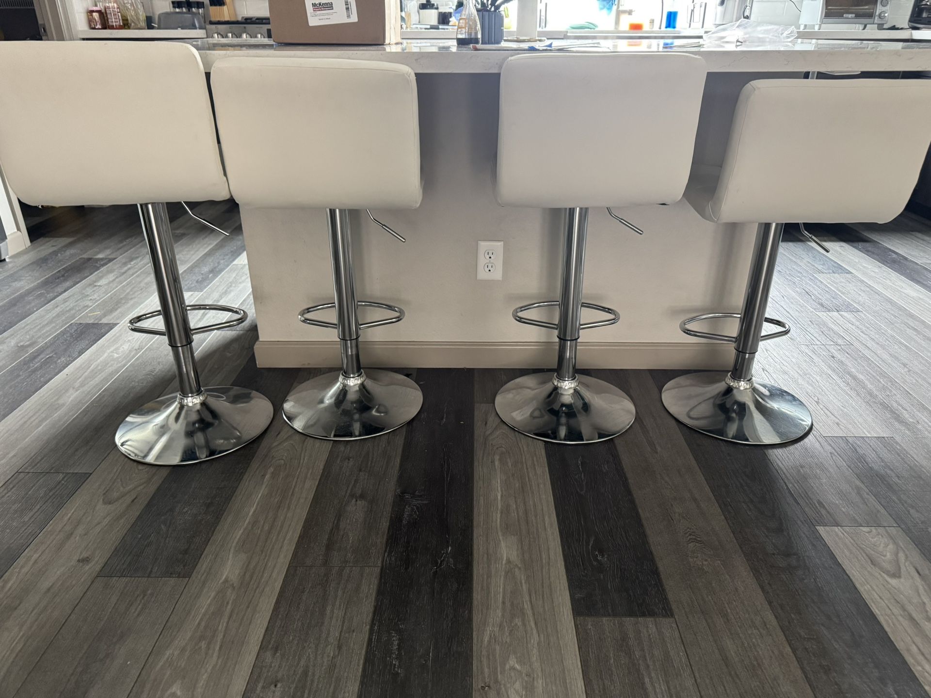 White Bar Stools