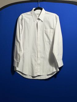 Men’s Long-Sleeve Vintage White Shirt 16/32-33