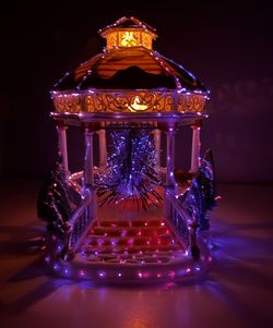  NEW (Old Stock) Vintage 2002 Avon Holiday Splendor Lighted Fiber Optic Gazebo ✨See Details Below✨