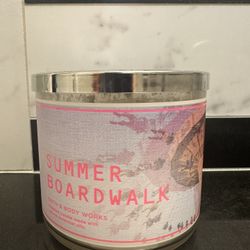 Bath & body Works 3-wick Summer Boardwalk Candle