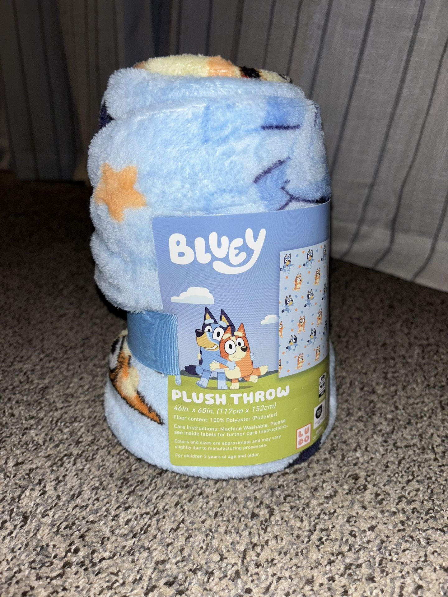 Plush Throw Bluey 46 Inch By 60 Inch