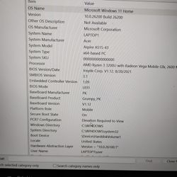 Accer Aspire 5 Laptop 1 TB SSD 