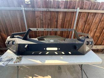 Hooke Road Full Width Front Bumper with Hoop(07-13 Toyota Tundra) Missing skid plate