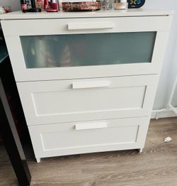IKEA Brimnes 3-Drawer White Dresser