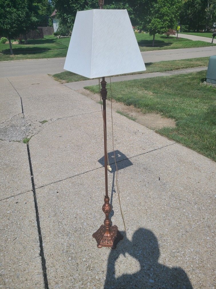 Vintage Floor Lamp Bronze 