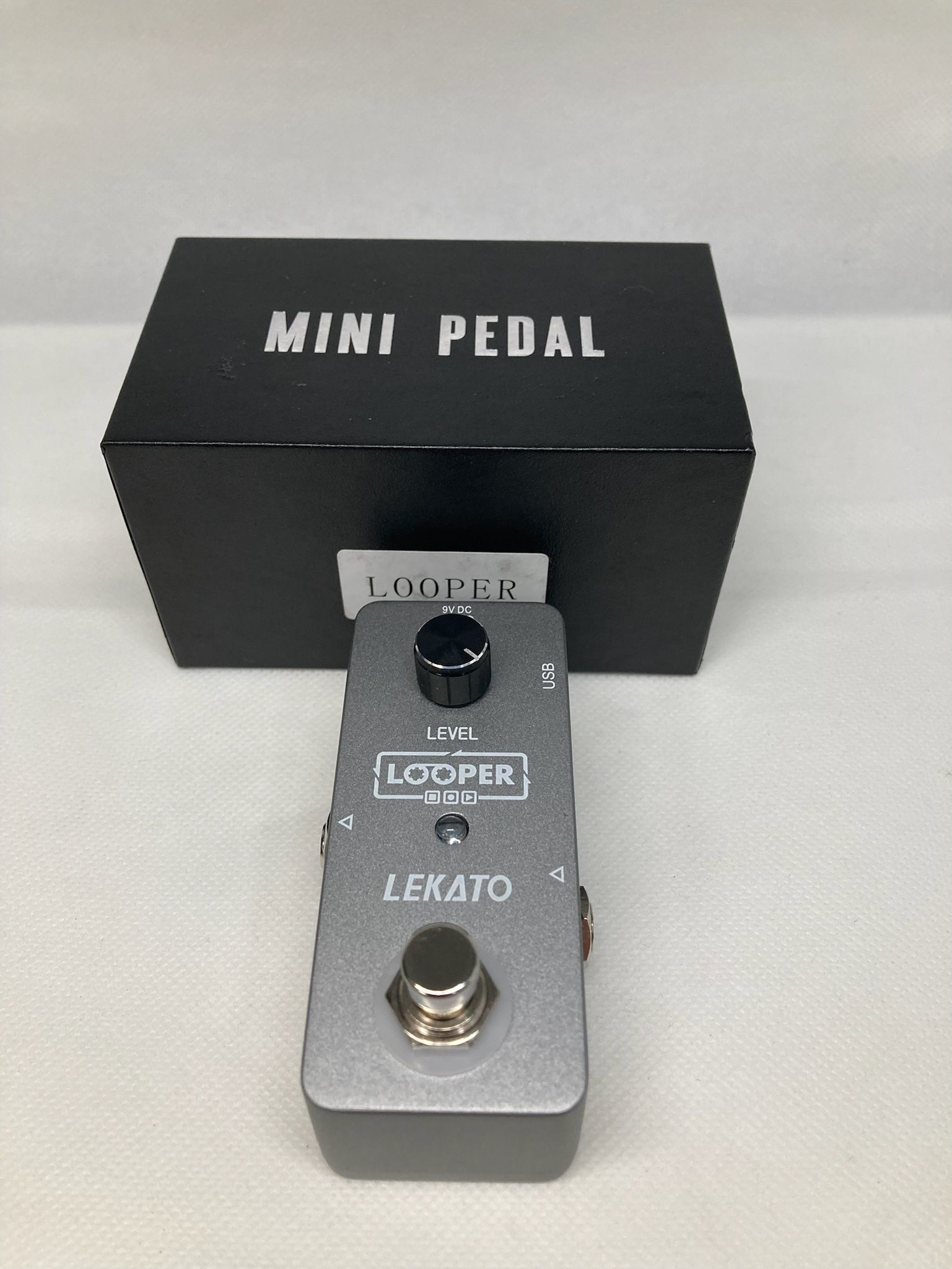 LEKATO Guitar Looper Effect Pedal Looping Unlimited Overdubs 5 mins Loop