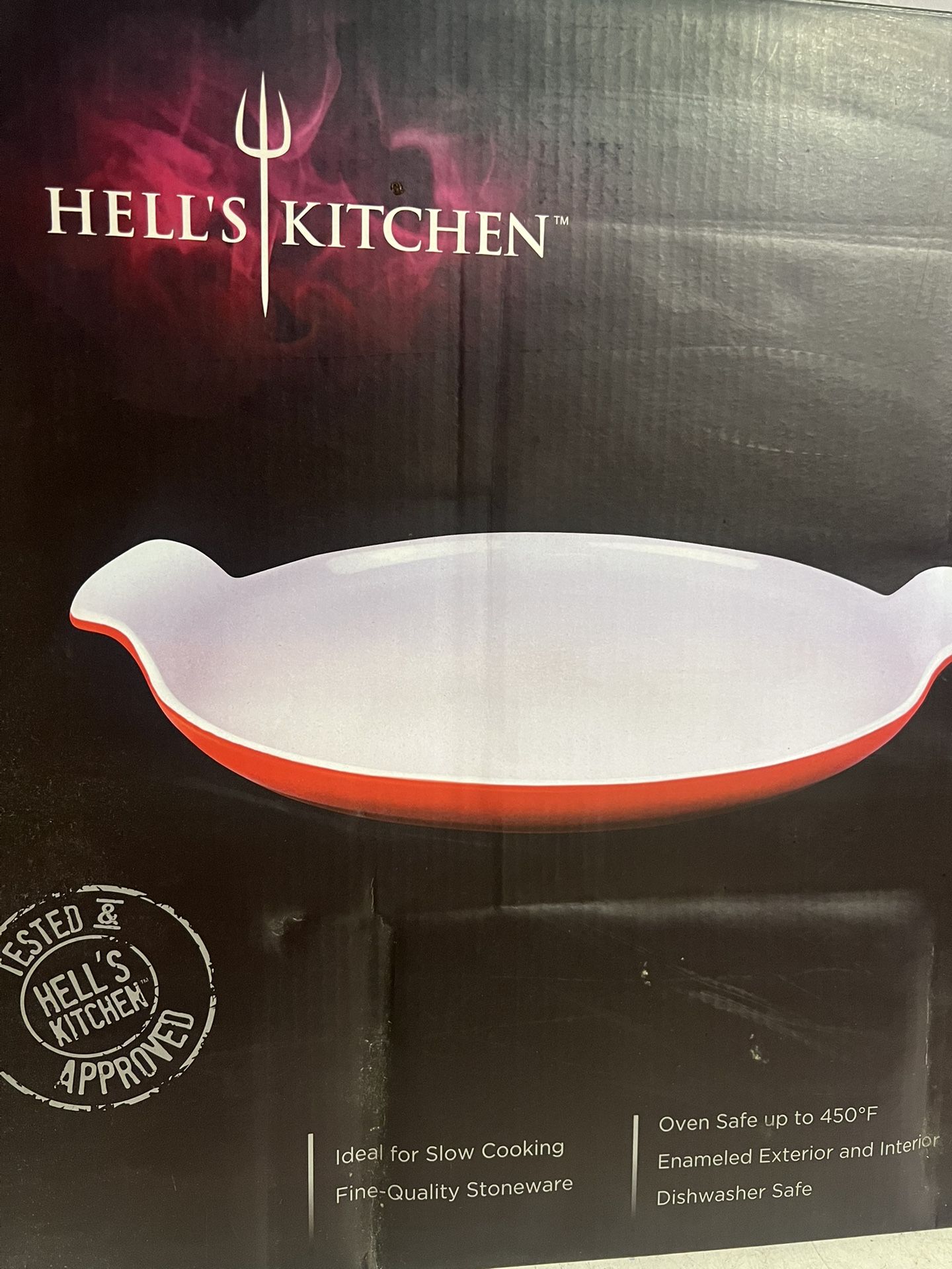 Hells Kitchen Pizza & More Round Stone