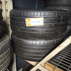 Pair 255/45/19 Hankook Tesla Tires 