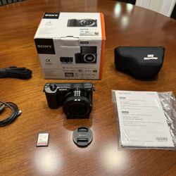 Sony Alpha a5100 Mirrorless Digital Camera with Sony 16-50mm Power Zoom Lens 