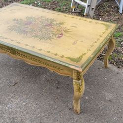 French Country Wooden Coffee Table 