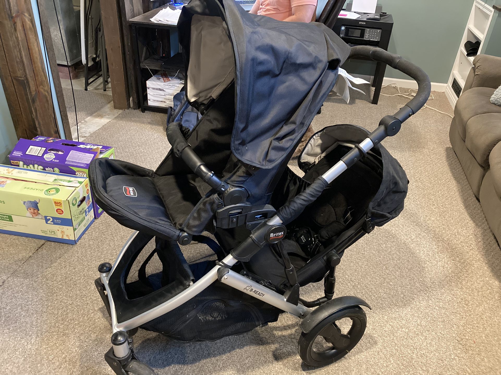 Britax B-ready Double Baby Stroller 
