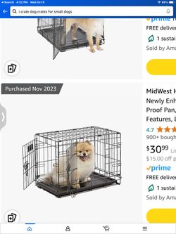 Small Dog Crate