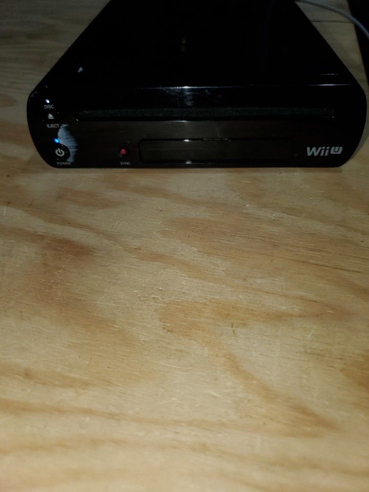 Nintendo Wii U Console Black Deluxe 32gb (console Only)