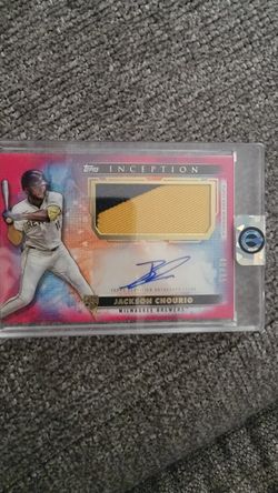 2024 Topps Inception RPA Jackson Chourio 40/75