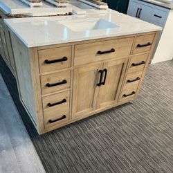 48” Bathroom Vanity In Wood Color