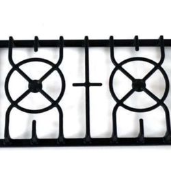 Whirlpool Grate Double Black Cast Iron Burner New Open
