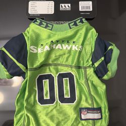 Seahawks dog jersey (Small)