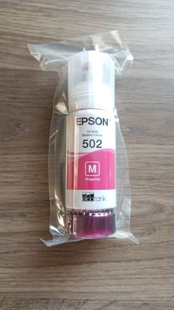 Epson 502 Magenta Genuine Bottled Ink