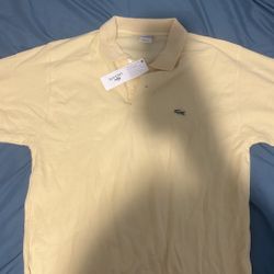 Lacoste Yellow Polo Shirt 