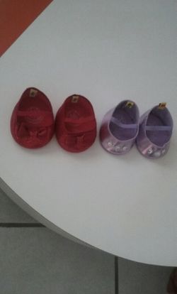 Two Pairs of Build A Bear Shoes